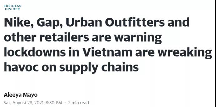越南三分之一服裝紡織工廠關(guān)閉！企業(yè)半年倒閉7萬家！