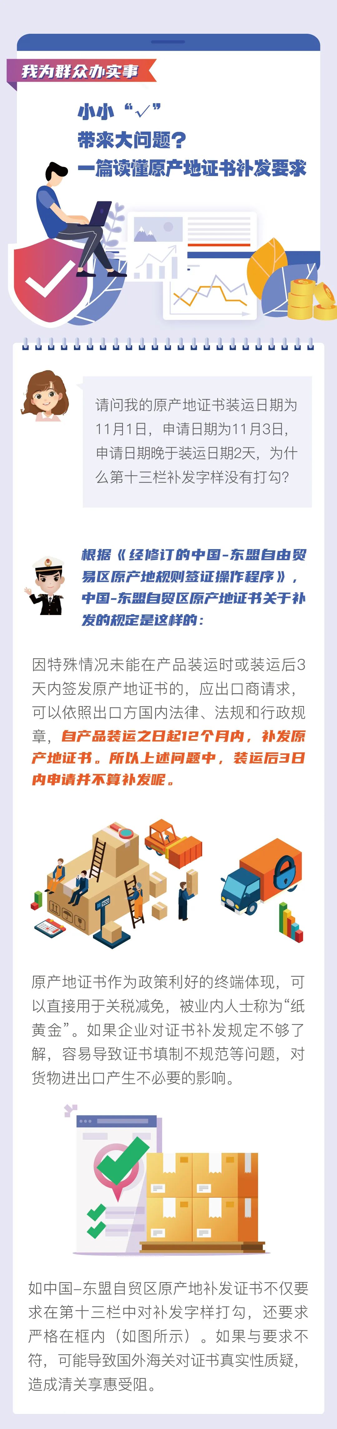 各類協(xié)定原產(chǎn)地證書補(bǔ)發(fā)規(guī)則匯總